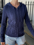 Casual woolen long-sleeved sweater