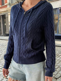 Casual woolen long-sleeved sweater