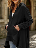 mid-length loose pullover sweatshirt