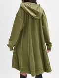 mid-length loose pullover sweatshirt