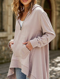 mid-length loose pullover sweatshirt