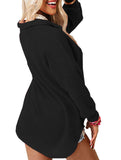 Solid color long-sleeved open-cardigan sweater