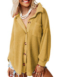 Solid color long-sleeved open-cardigan sweater