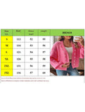 Women's pink button-down knit cardigan