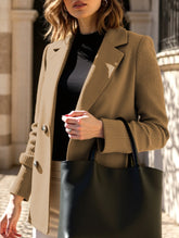 Stylish double-breasted suit jacket