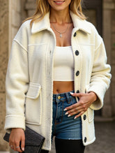 Loose-fitting lapel casual jacket