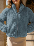 Stylish Short Plush Cardigan
