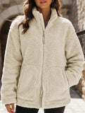 Warm and cozy turtleneck coat