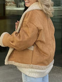 Retro shearling jacket