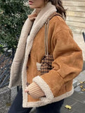 Retro shearling jacket