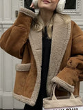 Retro shearling jacket