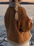 Retro shearling jacket