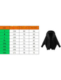 Loose-fitting solid color long-sleeved hooded jacket
