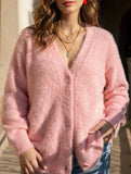Casual loose knitted cardigan