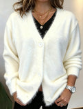 Casual loose knitted cardigan