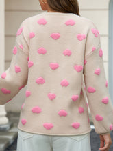 Stylish round neck single-breasted knit cardigan