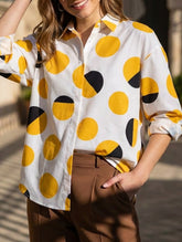 Stylish polka dot shirt