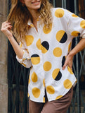 Stylish polka dot shirt