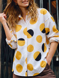 Stylish polka dot shirt