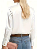 Casual stand-up collar top/shirt_CWOCAL01496
