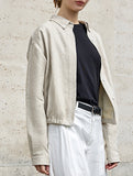 100% Linen Cropped Lapel Jacket_CWOCAL01778