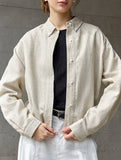 100% Linen Cropped Lapel Jacket_CWOCAL01778