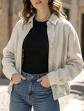 100% Linen Cropped Lapel Jacket_CWOCAL01778