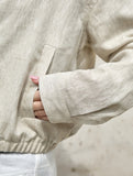 100% Linen Cropped Lapel Jacket_CWOCAL01778