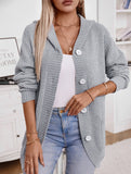 Hooded Long Knit Cardigan Button Sweater_CWOCAL01792