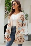 Women Bohemian Western Aztec Pattern Cardigan_Cwocal0289