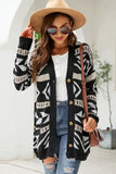Women Bohemian Western Aztec Pattern Cardigan_Cwocal0289