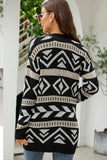 Women Bohemian Western Aztec Pattern Cardigan_Cwocal0289