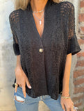 Hollow Knit Button Cardigan_CWOCAS00022