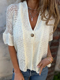 Hollow Knit Button Cardigan_CWOCAS00022