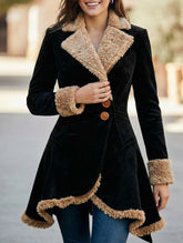 Retro-style suede lamb wool coat_CWOCO00652