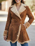 Retro-style suede lamb wool coat_CWOCO00652