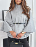 Wool Cape Coat with Waist Tie_CWOCO00654