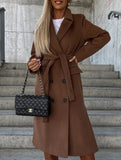 Button Front Slit Wool Coat_CWOCO00657