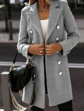Double Breasted Blazer Wool Coat_CWOCO00660