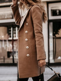 Double Breasted Blazer Wool Coat_CWOCO00660