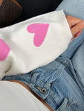Heart Embroidery Loose Knit Cardigan for Women_CWOCO00753
