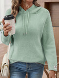 Loose outerwear hooded sweatshirt