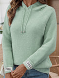 Loose outerwear hooded sweatshirt