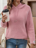 Loose outerwear hooded sweatshirt