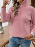 Loose outerwear hooded sweatshirt