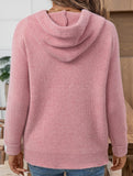 Loose outerwear hooded sweatshirt