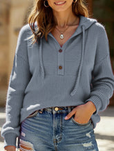 Autumn and winter hooded long-sleeved sweatshirt