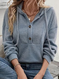 Autumn and winter hooded long-sleeved sweatshirt