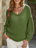 Thin loose sun-proof knitted hooded sweater