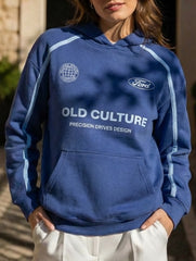 Fashionable hooded sweatshirt